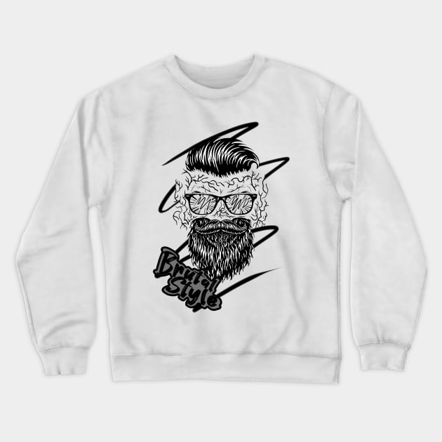 Brutal style Crewneck Sweatshirt by CB_design